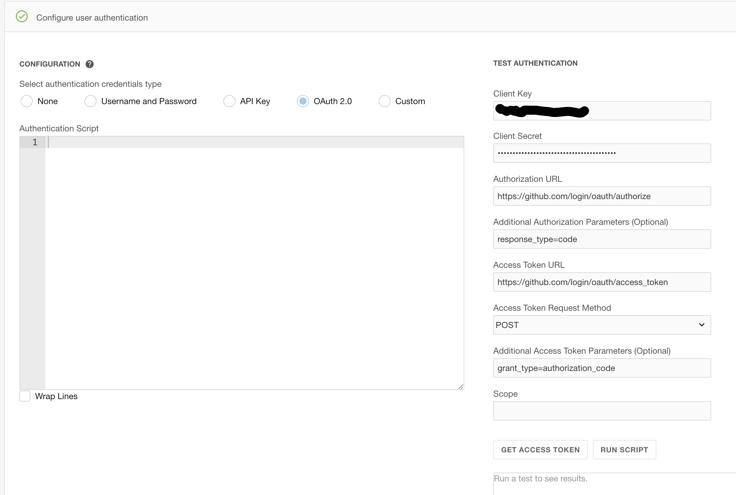 User Authentication